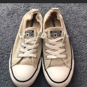 Converse Tan Slip Ons